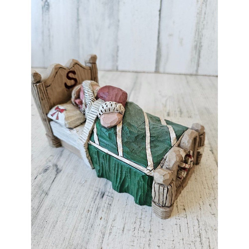 EZ 1990 Santa sleeping decor home unique